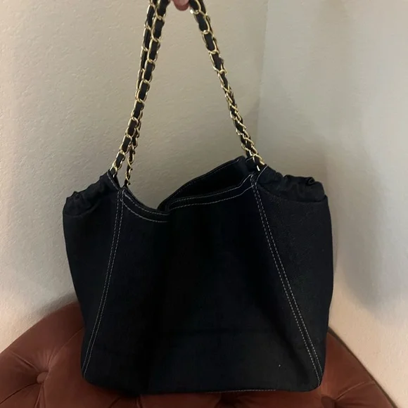 Chic Blue Jean  Bag with Sleek Design - Picture 4 of 7